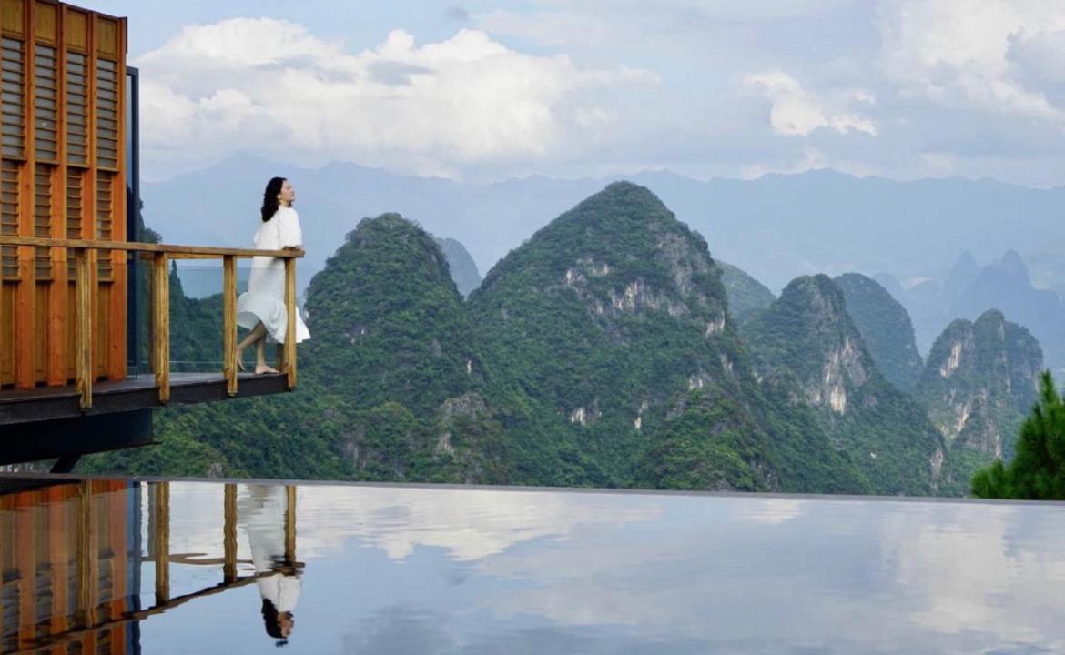 Misty Wonderland ,Yangshuo Xingping Hotel Buitenkant foto